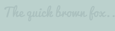 Image with Font Color ABC1BF and Background Color BBD1CD